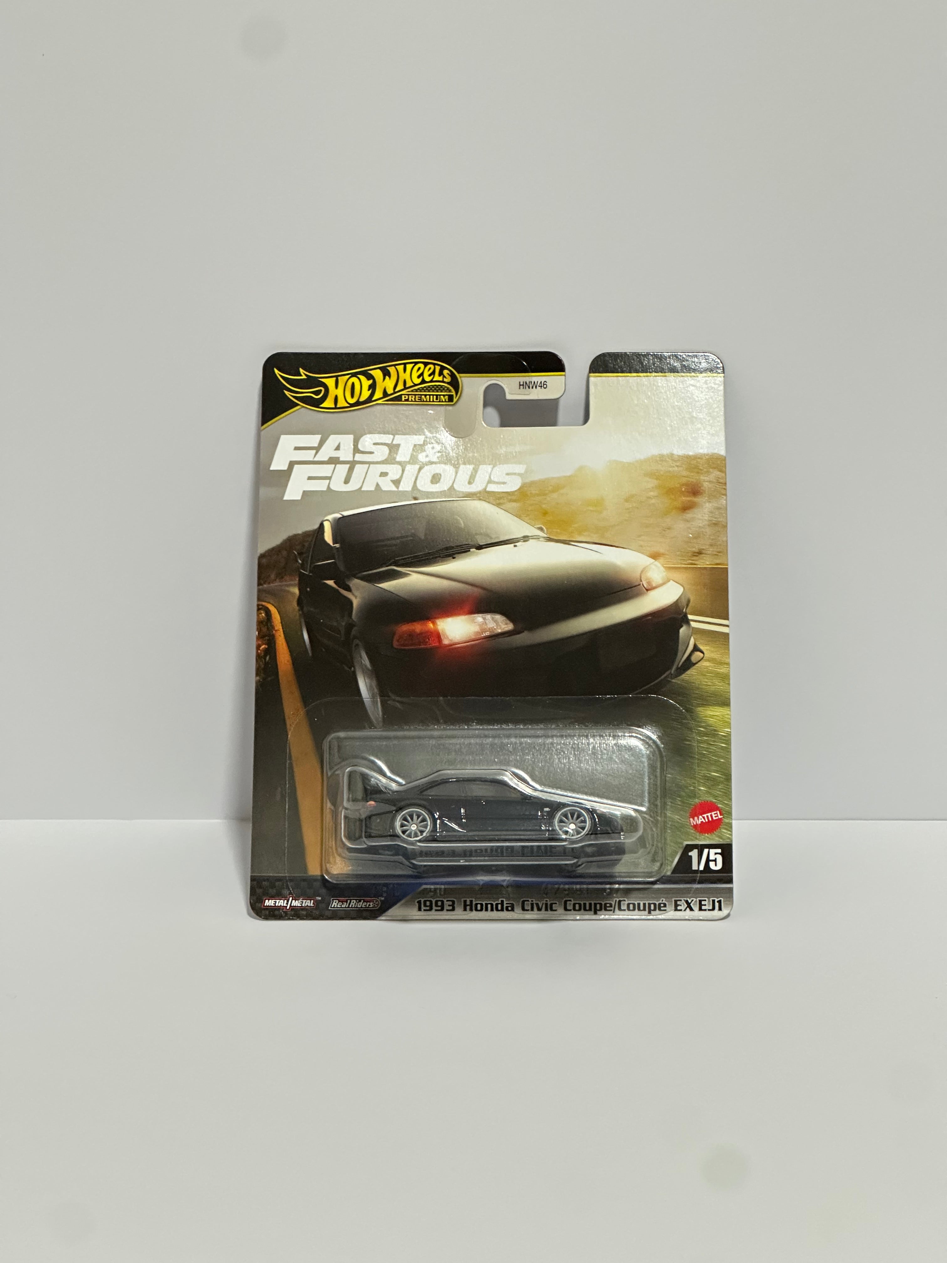Hot Wheels Fast & Furious 1993 Honda Civic Coupe/Coupe EX EJ1